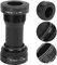 RiToEasysports Bike BC Tretlager, 1,37 X 24T Rennrad Tretlager 68‑73 Mm BB Tretlager Aluminiumlegierung (Schwarz)