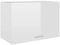 RONGQI Armario Colgante de Cocina, Muebles De Cocina, Armario Cocina, Armario Multiusos, Mueble Auxiliar Cocina, Armario Despensa, aglomerado Blanco Brillo 60x31x40 cm