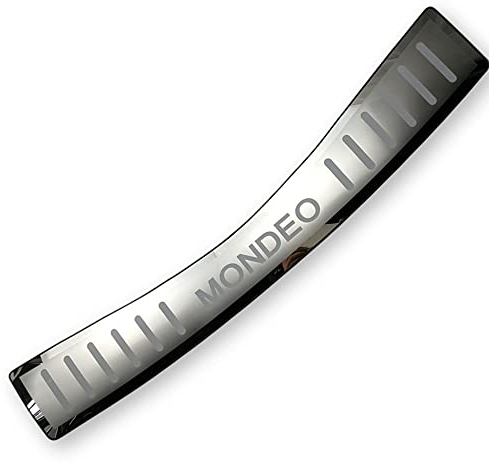 Dciustfhe Edelstahl Ladekantenschutz Stoßstangenschutz, für Ford Mondeo 2013 2014 2015 2016 Heck Rear Bumper Aufkleber Styling Kofferraumwanne Heckstoßstange Kantenschutz ZubehöR