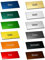 1x Namensschild selbstklebend - 12 versch. Farben - MADE IN GERMANY - 0,8mm dick - Namensschild für Haustür und Briefkasten - Klingelschild wetterfest - Hochwertiges Türschild/Briefkastenschild