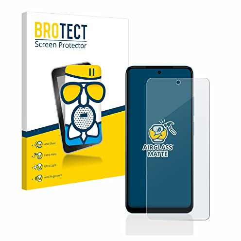 BROTECT Lámina Cristales para Xiaomi Redmi Note 12S | Mate Protección Pantalla Made in Germany Móviles Anti-Reflejos Dureza 9H Anti-Arañazos