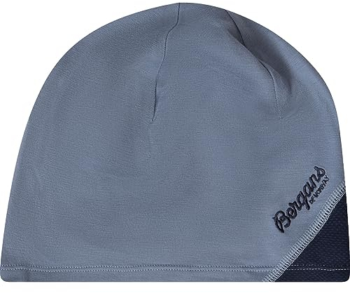 Bergans Damen Cecilie V2 Light Wool Mütze, Misty Sky Blue-Navy Blue, 56