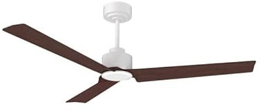 Ventilador de techo Sulion 075826 Anne LedBlanco mate/madera oscura