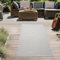 Teppich-Traum Moderner Outdoor Indoor Teppich Läufer klein wetterfest robust UV-beständig hochwertig Terrasse Balkon Creme 80 x 150 cm