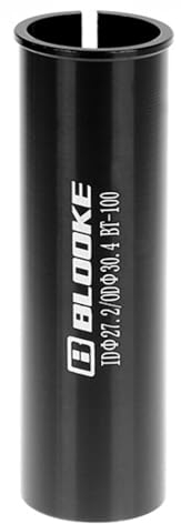 TRIWONDER Fahrradsattelstütze Shim 100mm, Sattelstützen Reduzierhülsen Aluminiumlegierung Rohradapter Fahrrad Adaper für MTB BMX Mountainbike Rennrad E-Bike (27.2mm auf 30.4mm)