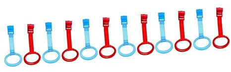 Toyvian 12-Teiliges Laufgitter Für Kleinkinder Säuglingsspielzeug Kinderspielset Baby-Links-Ringe Babygitter Laufgitter Geh-Aufstehringe Stoffbett-Ständerring Baby-Handzugring