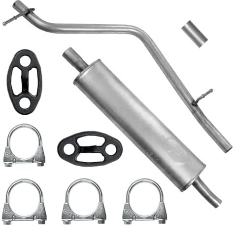 Polmo Schalldämpferset Auspuff Mitteltopf für Dacia Logan 1 I 2007-08/2013 1.6 Kombi