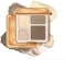 Judydoll Highlighter Contour, 2-in-1 Highlighter-Konturpalette (Holzstil)
