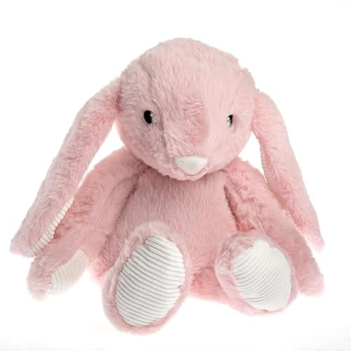 Pelucho - Peluche Bouillotte Lapin Rose - Made in France - Lavande et blé - Chaleur - Bien être - Douceur - Bouillotte sèche - Bouillotte Bébé - bouillotte micro-onde