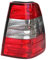 AJIH Auto Rücklicht für Mercedes Benz E-Klasse W124 1985-1986 1987 1988 1989-1995 1996, Wasserdichte Blinker Lampe Rückleuchte Links Rechts Ersatz Zubehör,A/Left