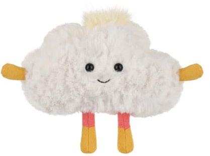 Apricot Lamb Wolken Plüschtiere für Kinder, weiche niedliche Kuscheltier für Baby Mädchen und Jungen, Flauschige Wolken Weiß 18 cm