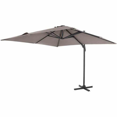 möbelando Ampelschirm >California N+< in anthrazit, Taupe - 300x263x300 (BxHxT)