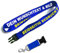 Kiwistar UG - Schlüsselband 25 mm - royal - beidseitig bedruckt mit Ihrem eigenen Schriftzug und Foto - individuell personalisiert - Lanyards Geschenkartikel Wunschtext