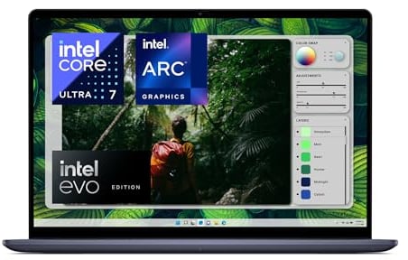 Dell Inspiron 7640 2in1 Laptop 16.0 2.5K Touchscreen Display, Intel Evo Edition - Intel Core Ultra 7-155H, 16 GB LPDDR5X RAM, 1 TB SSD, Intel Arc Graphics, Windows 11 Home - Midnight Blue