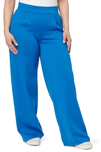 ICHI Damen Ihkate Long Wide Pa2 Lässige Business-Hose, 194053/Turkish Sea, L EU