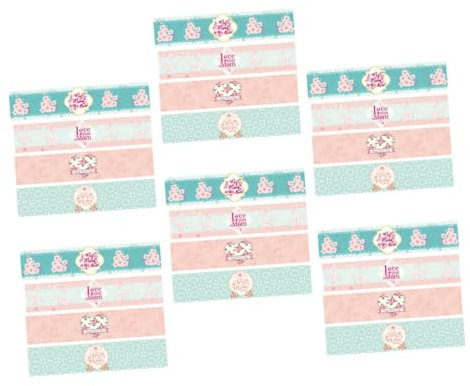 Ciieeo -teiliges Set mit Abnehmbaren Aufklebern Wasserflaschen-etiketten Dekorative Flaschenabdeckungen für Partyzubehör