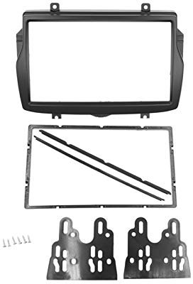 Pizgear Cubierta de Fascia for Radio de coche 2Din, for DAEWOO, Royale, for Lada, Vesta 2016, Kit de embellecedor de marco GPS estéreo, montaje de reacondicionamiento, instalación de bisel Marco estér