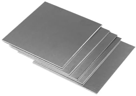 Placa cuadrada de acero inoxidable 316 de 2 mm de espesor, sin pulir, 50 x 50 mm, 400 x 300 mm.(250x250mm 1pcs)