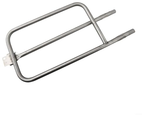 HomeVortex Stainless Steel BBQ Burner Tube Replacement Set For Weber Q300 Q320 Q3000 Q3200 Series Gas Grill, 304 Grade Metal P-Shape & Straight Pipe