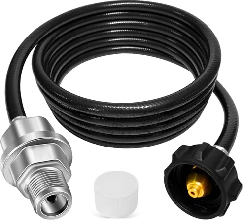 F273699 Propangas-Kraftstofffilter mit 3,6 m Propangasschlauch, für Buddy Heater, Big Buddy, Little Buddy, Portable Buddy, QCC1/Type1 Connect 9 - 20,4 kg Propangas-Tanks, ersetzt F276163 F273704