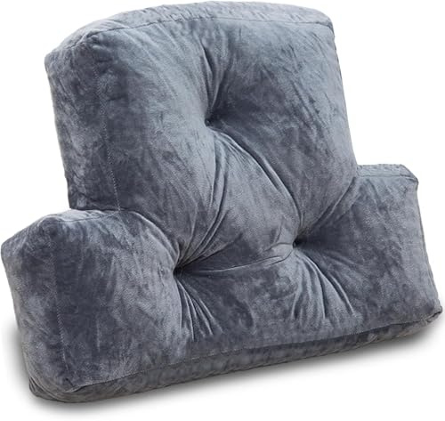 AS AWESLING Lumbar Support Pillow with Shredded Foam for Office Chair | Orthopaedic design eases lower back pain, shredded foam adapts to spine, breathable cover for chair