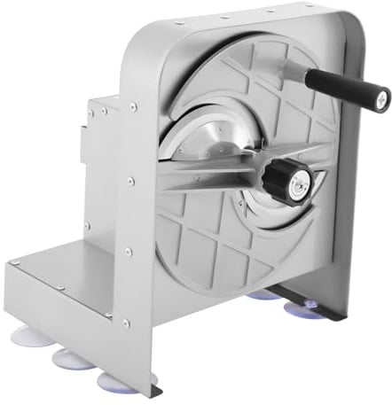Manueller Gemüsehobel Obstschneider 1–10 mm Dicke, Einstellbare Schneidemaschine Zwiebelschneider, Edelstahl Lebensmittelschneider, für Kartoffeln, Gurken, Zitronen, Tomaten