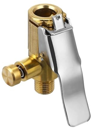 Générique Embout De Gonflage - Buse De Pompe À À Pince - Accessoires À Raccords Rapides À Verrouillage pour Compresseur,pour Scooter Moto Vélo De Route