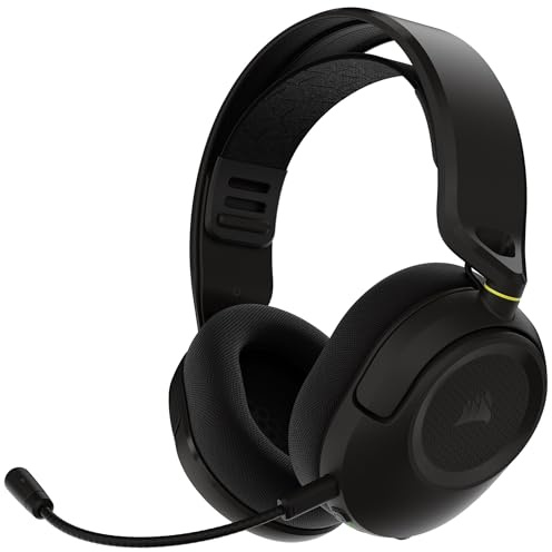 Corsair HS35 v3 Wireless Gaming Headset with Mic – Black | 2.4GHz & Bluetooth (PC/PS5/PS4/Switch/Mac/Mobile), Lightweight Comfort, Dolby Atmos