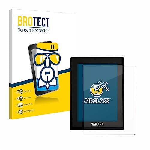 BROTECT Schutzglas für Yamaha LCD Display (E-Bike Display) Schutzfolie Made in Germany Panzer Folie Glas Displayschutz [ 9H, Anti-Fingerprint]