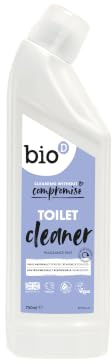 Bio-D Fragrance Free Toilet Cleaner | 750ml (Pack of 3) | Kills 99.9% of Bacteria & Removes Limescale | 100% Naturally Derived | Allergy UK Accredited | Made in the UK