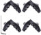 Pangda 4 Pairs Road Bike Brake Pads Bike 50 mm with Professional Installation Tool Caliper Brake Blocks Nut and Spacer for Road Bicycle