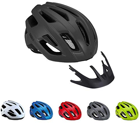 BBB Cycling Unisex-Adult Kite Fahrradhelm Für Mountainbikes Und Rennräder, BHE-29, Mattschwarz_S, matt black, S (52-55cm)