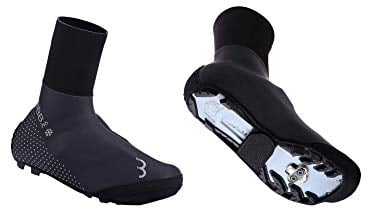 BBB Cycling Fahrrad UltraWear Zipperless | fur Herren und Damen | Regenschutz Thermo Wasserdicht Uberschuhe Rennrad MTB | BWS-25 43/44, Black, warmweiß