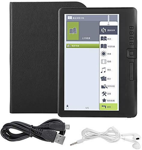 BK7019 Portable 7 Pouces E-Book - BK7019 Portable 7 Pouces E-Book Reader L'écran coloré Prend en Charge la Carte TF(RAM 4G)