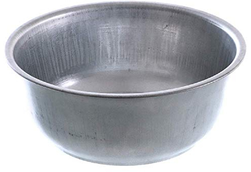 linoows Zink Schüssel, Landhaus Gartenschüssel, Pflanzen Schale, Metall verzinkt 23 cm