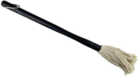 TEXAS CLUB - Mocio per Barbecue in Cotone, Ideale per Ricoprire Uniformemente la Carne, Mop per BBQ Amato dai Professionisti, Lunghezza 46 cm