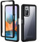 seacosmo Coque pour Xiaomi Redmi Note 10 Pro Antichoc Housse Full Body Protection Étui [Protecteur écran intégré] Bumper Transparent Hybride Portable Robuste Coque pour Xiaomi Redmi Note 10 Pro - Noir
