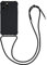 kwmobile Crossbody Case Compatible with Apple iPhone 13 Pro Max Case - TPU Silicone Cover with Strap - Black