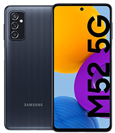 Samsung Galaxy M52 5G Smartphone Android 128 GB Schwarz