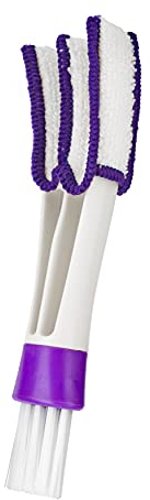 Homeshopa Triple Venetian Blind Cleaner, Pack 2 Window Blind Duster Brush Cleaner Tool, Removable Washable Microfibre Sleeves For Wet Dry Cleaning Of Slats Venetian Blinds Air Conditioner Car AC Vent