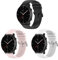 Bexido Armband Kompatibel mit Amazfit GTR 4/GTR 3/GTR 3 Pro/GTR 2/GTR 2e/GTR 47mm/Amazfit Stratos/Amazfit Stratos 2/Amazfit Stratos 3, 22mm Weiches Silikon Armbänder Ersatzarmband Uhrenarmband