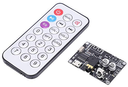 Placa Receptora de Audio Bluetooth Módulo de Amplificador de Potencia Estéreo Volumen de Voltaje Amplio Amplificador de Potencia de Audio Ajustable con Control Remoto XY-WRBT