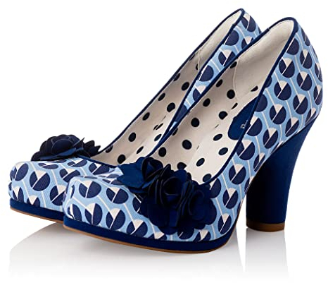 Ruby Shoo Damen Eva Absätze Schuhe Blau 37 EU