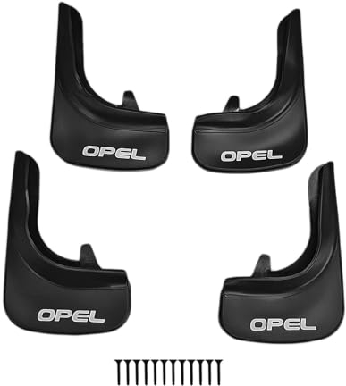 Apline Compatibile con Opel Parafanghi Anteriori e Posteriori Set del Veicolo 4 Pezzi Nero