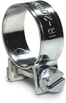 Generic Mini Hose Clips Nut and Bolt Fuel Line Clamps Petrol Pipe Pack of 10 (13-15mm)