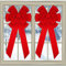 KAHEIGN 2Pcs Weihnachtsschleifen Samtschleife Weihnachtsbaum Schleife, 90cm x 45cm Groß Rote Schleife,Weihnachtsbaumschleife Weihnachtskranz Schleife für Weihnachtsbaum Kamin Haustür Deko