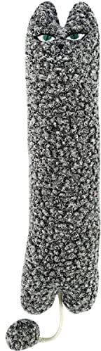 TTcat Catnip Silvervine Matatabi Pillow for Cats & Kittens,Cat Kicker Toy,Large Size Cat Pillow Soothing Plush Cat Toy(Grey).