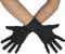 Sheface Herren und Damen Handgelenk Spandex Handschuhe Dehnbar Kostüm Handschuhe Bankett Party Hochzeit Handschuhe, Schwarz, Einheitsgröße