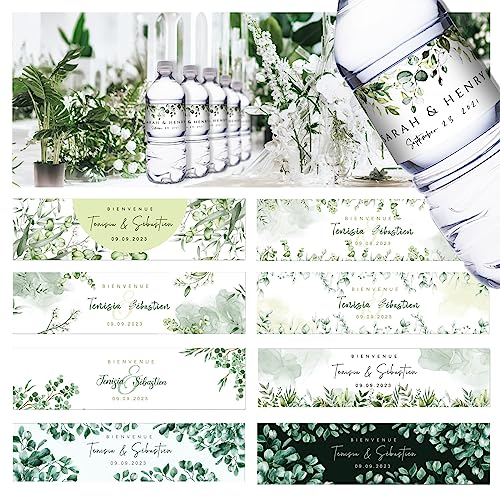 Etiquettes Autocollantes Personnalisées Bouteille, Autocollants Personnalisés Texte Imperméable, Étiquette Bouteille Personnalisé Mariage, Autocollants Personnalisés Motif pour Les Bouteilles