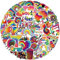 Bric Dodo 50 Stück Regenbogen Aufkleber Auto Laptop Telefon Gitarre Skateboard Motorrad Fahrrad Rainbow Stickers Set Vinyl Wasserdicht Aesthetic Aufkleber für Jugendliche Kinder Erwachsene
